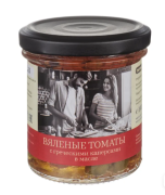 Вяленые томаты с  греческими каперсами в масле "TomTom", 140 г