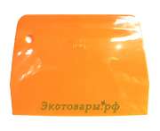 Скребок пекарский пластиковый для работы с тестом (мягкий) SN4053 (133х95)