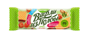 Вафли из полбы - "Ореховые" (без сахара и фруктозы) "Вастэко" / 15 г