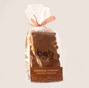 Шоколад молочный с персиком и миндальными лепестками (raw / vegan) "Bob" / 100 г