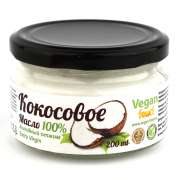 Кокосовое масло Extra Virgin "Vegan Food" / 200 мл