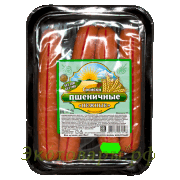 Сосиски пшеничные (постные / vegan) "Нежные" "Высший Вкус" / 300 г
