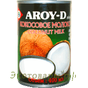 Молоко кокосовое (жирн.18%) "AROY-D"  Тайланд / 400 мл