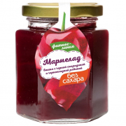 Мармелад из вишни и чёрной смородины (без сахара, на пектине) "Сам бы ел" / 200 г