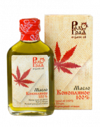 Масло конопляное холодного отжима (методом прессования) "Радоград" / 100 мл