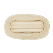 Форма для расстойки теста из ротанга 26х16х7,5 (овальная корзинка)