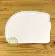 Скребок пекарский пластиковый для работы с тестом (жёсткий, скошенный край) (120х86)