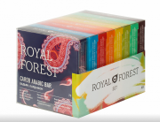 Набор шоколада на кэробе из 8 плиток "Royal Forest" / 600 г