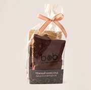 Шоколад тёмный с вишней и миндальными лепестками (raw / vegan) "Bob" / 100 г