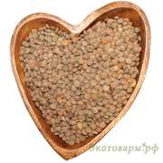 Чечевица красная нешлифованная БИО "Био-хутор Петровский" Ростовская обл. / 1 кг