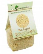 Рис бурый (коричневый) нешлифованный "Здороведа" Россия / 400 г
