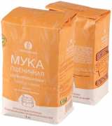 Мука пшеничная цельнозерновая (тонкого помола) "Твердохлеб" / 1 кг