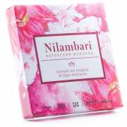 Шоколад белый на кешью с малиной (vegan) "Nilambari" / 65 г