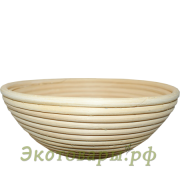 Форма для расстойки теста из ротанга 22х8 (круглая корзинка)
